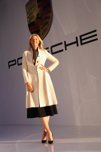 Maria Sharapova attends Porsche presentation at the Rodina Grand Hotel & Spa in Sochi